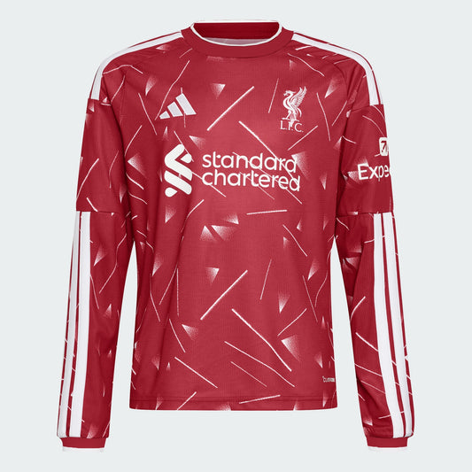 Camisa Manga Longa Infantil Adidas Liverpool 2026/27 I