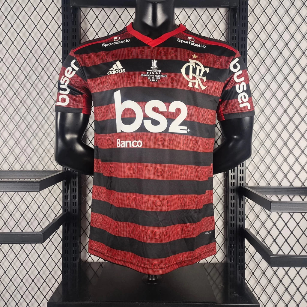 Camisa Flamengo Adidas Casa 19/20 - Retrô -  Todos os Patrocínios